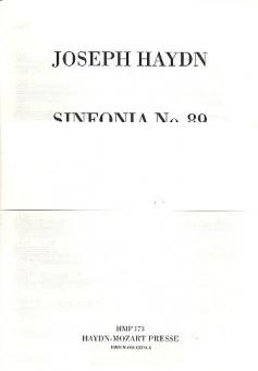 Sinfonia Nr.89 Hob. I:89 