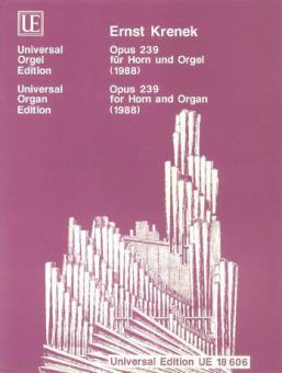 op. 239 für Horn und Orgel (1988) 