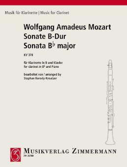 Sonate in B-Dur KV 378 Standard