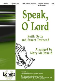 Speak, O Lord 