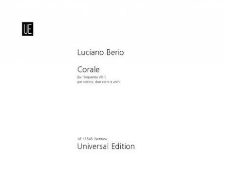 Corale (su Sequenza VIII) 