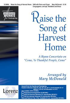 Raise The Song Of Harvest Home 
