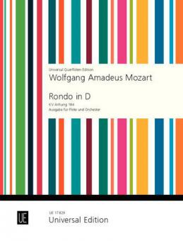 Rondo KV Anh. 184 für Flöte und Orchester 
