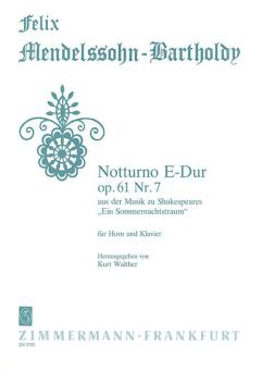 Notturno E-Dur op. 61/7 