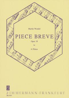 Pièce Brève op. 18 