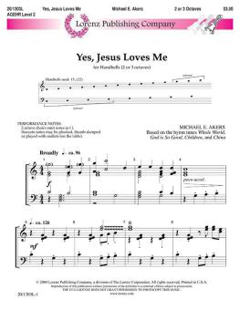 Yes, Jesus Loves Me 