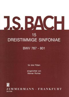 15 dreistimmige Sinfoniae BWV 787-801 