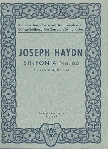 Symphonie Nr.65 Hob. I:65 