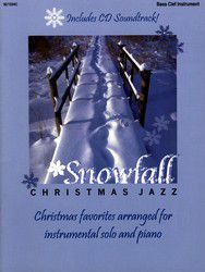 Snowfall Christmas Jazz Bass Clef Inst 
