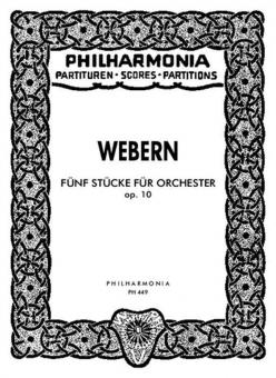 5 Stücke für Orchester op. 10 