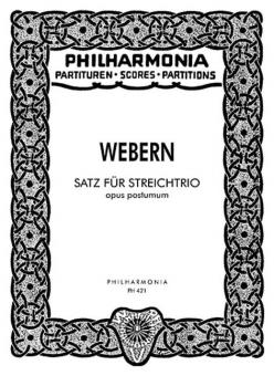 Satz für Streichtrio 