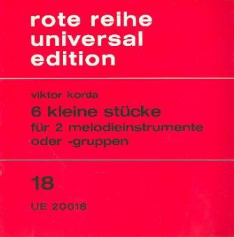 6 kleine Stücke 