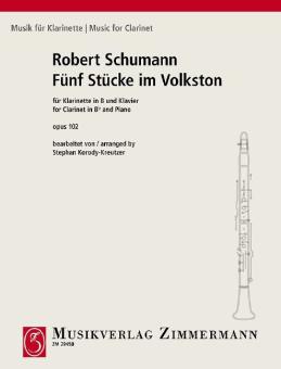 5 Stücke im Volkston op. 102 Standard