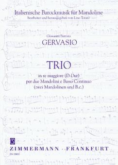 Trio per due Mandolini e Basso continuo D-Dur 
