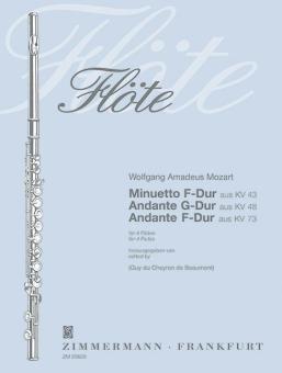 Minuetto F-Dur / Andante G-Dur / Andante F-Dur 