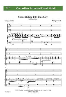 Come Riding Into This City 