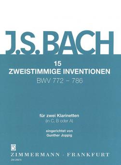 15 zweistimmige Inventionen BWV 772-786 