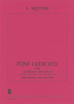 5 Gedichte op. 37 