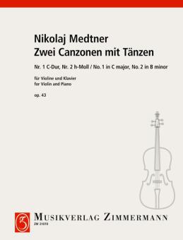 Zwei Canzonen mit Tänzen op. 43 Standard