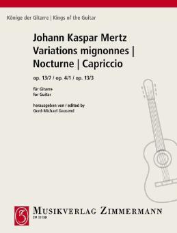 Variations mignonnes / Nocturne / Capriccio Standard
