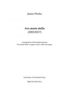 Ave Maris Stella 