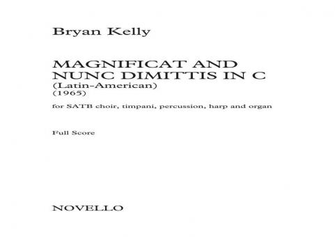 Magnificat & Nunc Dimittis In C 