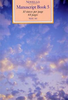 Novello Manuscript Book 5 A4 - Spiral Bound 