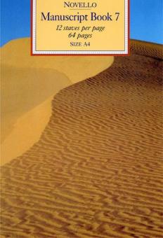 Novello Manuscript Book 7 A4 - Spiral Bound 