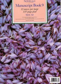 Novello Manuscript Book 9 A4 