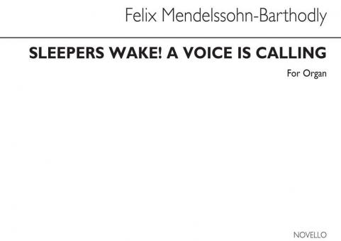 Sleepers Wake Organ Book 