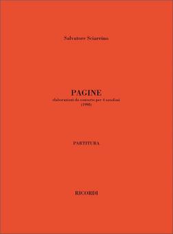 Pagine. Elaborazioni Da Concerto 