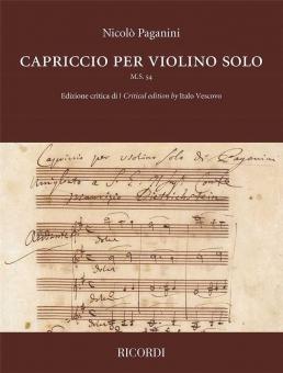 Capriccio per violino solo M.S. 54 