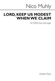 Lord, Keep Us Modest When We Claim 
