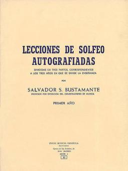 Bustamante Lecciones De Solfeo I 