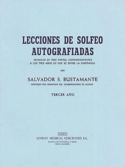 Bustamante Lecciones De Solfeo Iii 