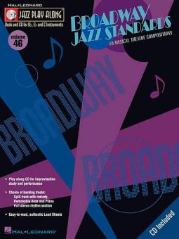 Jazz Play-Along Vol. 46: Broadway Jazz Standards 