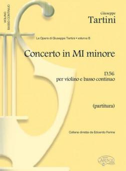 Concerto in mi minore D 56 