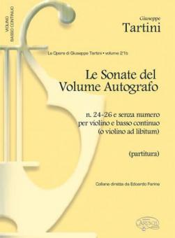 Sonate Del Vol. Autografo, N. 24-26 e Senza Numero 