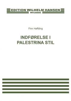 Indforelse I Palestrina Stil 