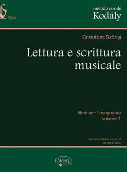 Lettura e Scrittura Musicale: Libro per L'Insegnante Vol. 1 