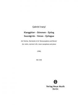 Klanggitter - Stimmen - Epilog 