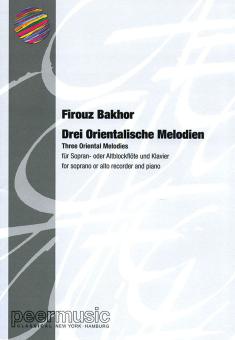 3 orientalische Melodien 