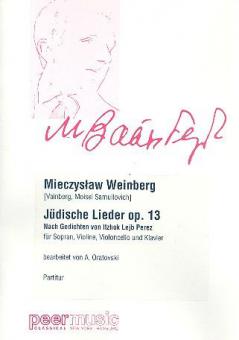 Jüdische Lieder op. 13 