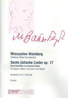 6 jüdische Lieder op. 17 