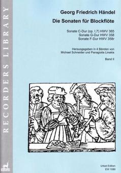 Die Sonaten für Blockflöte 2 