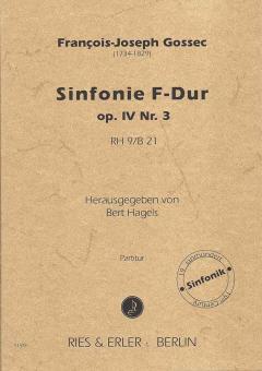 Sinfonie F-Dur op. IV Nr. 3 RH 9 / B 21 