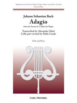 Adagio from the 'Toccata In C Major' for Organ 