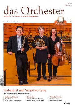 das Orchester 2018/02 