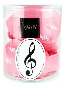 Luftballonbox Violinschlüssel rosa 
