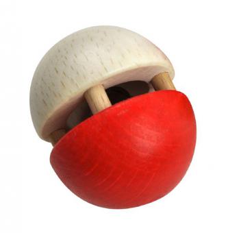 Kugel-Glöckchen rot/natur 